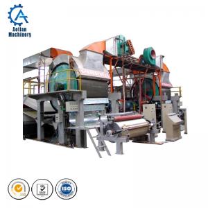 China Paper Mill Waste Paper Recycling Machine Toilet Paper Making Machine Fourdrinier Tissue Paper Machine on sale