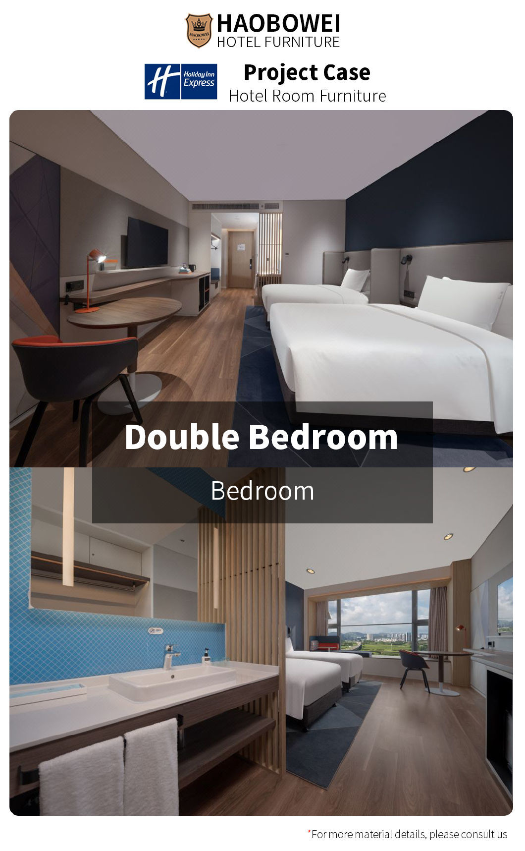 Wholesale Hotel Furniture Foshan Modern Luxury Business Standard King Size Bedroom Set
