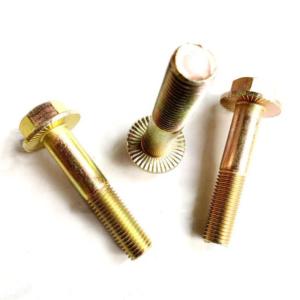 Wholesale Zinc Yellow Plated M20 Grade 8.8 Bolts / Hex Head Flange Bolt from china suppliers