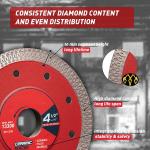 115mm 4" 5" Saw Blade Diamond For Ceramic Granite Marble