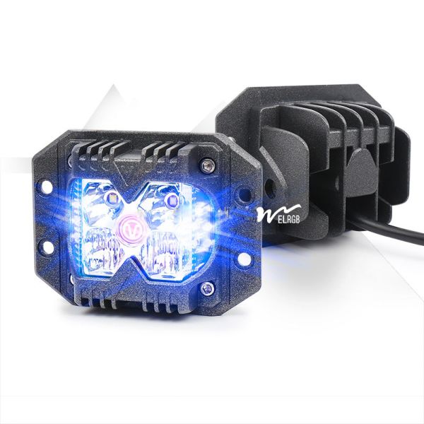 3500LM Cube Side Shooter Led Pods Vehicle LED Work Lights 12V 6500K