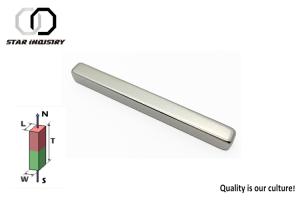 Wholesale Large Neodymium Block Magnets 50x5x5mm High Power Ni-Cu-Ni Coated from china suppliers