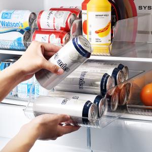 Wholesale Transparent Fridge Organiser Boxes 37x11cm Plastic Kitchen Organizer from china suppliers