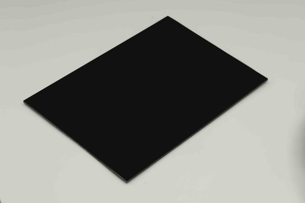 Matte Black PE Aluminum Composite Panel 0.06mm - 0.50mm Interior Aluminium