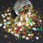 OEM Christmas Glitter Heart Flower Shaped Chunky Nail Art Face Body DIY Crafts