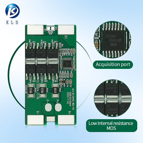 4S BMS Lifepo4 15A Active Balancer BMS Board For Power Tools And Solar Battery Pack