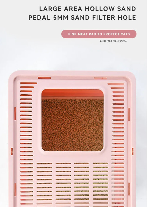 Covered Corner Cat Litter Box Hoopet Cute Dog Cat Box Cage