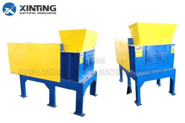 Durable Metal Double Shaft Shredder Scrap Oil Filter Waste / Cirsuit Board