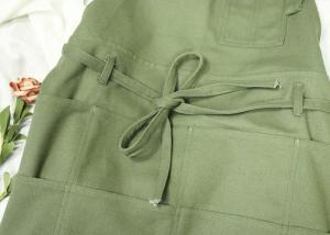 Wholesale Green Garden Kitchen Cooking Apron For Men Women With Long Waist Strap from china suppliers