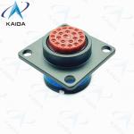 22 Male Pins D38999 Series 2 Connector Crimp Box Mounting Receptacle D38999 Mil