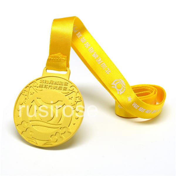 Manufacturers directly customize gold round medals, custom gold square medals,
