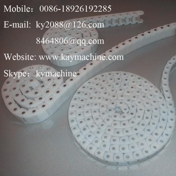 straight running chains with thermoplastic flights Plastic Single Roller Chain