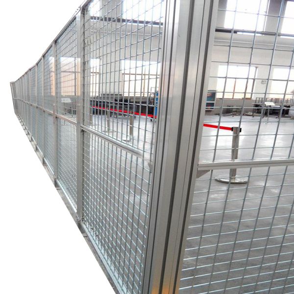 Black Aluminum Rail Fence Commercial Industrial Aluminium Profiles