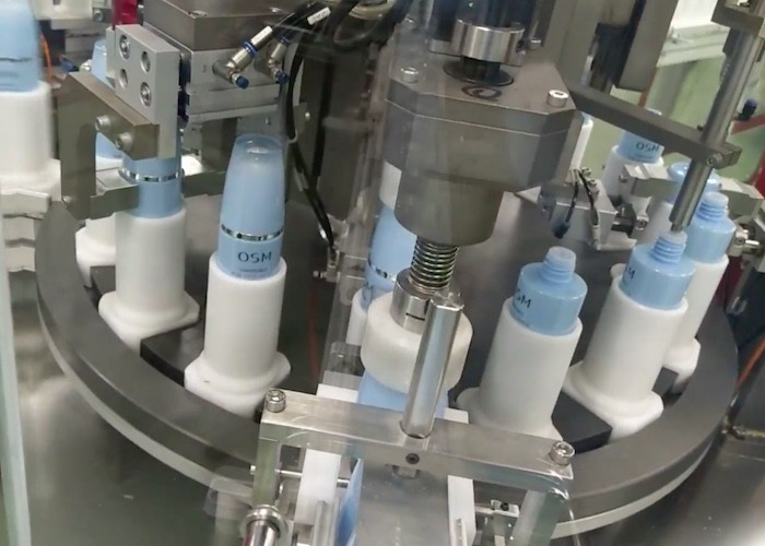 Emulsion Small Bottle Filling And Capping Machine , Eye Drop Filling Machine