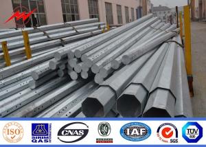 Wholesale Power Distribution Line Steel Transmission Poles +/- 2% Tolerance ISO Approval from china suppliers