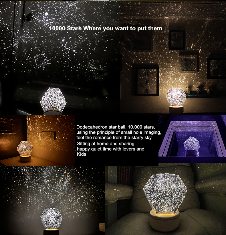 Planetarium Night Light projector Star Sky Lamp Home Decor DIY Constellations Playshion Stars Plus Projector Lamp
