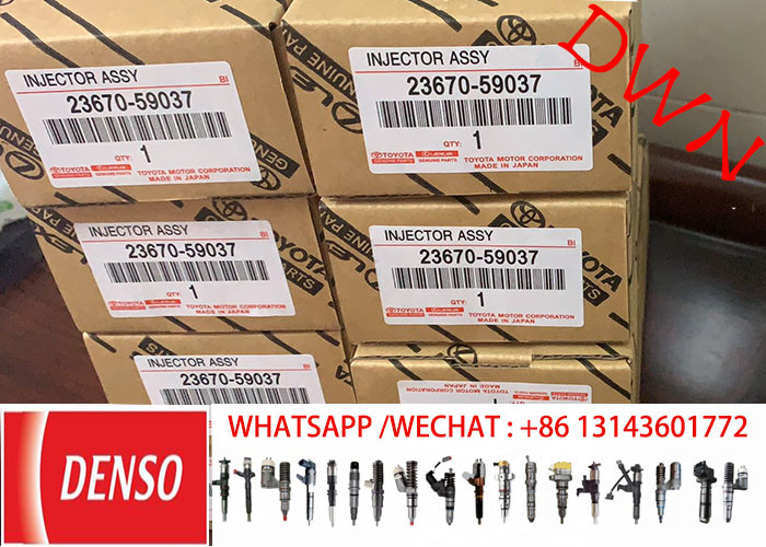 GENUINE original DENSO Fuel Injector 23670-59037 23670-51031 0950006730 095000-7530 for Land Cruiser200 V8 1VD-FTV