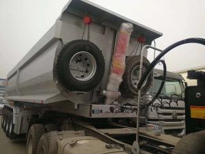 Wholesale 3 Axle White Tipper Semi Trailer For 70Tons For Mining from china suppliers