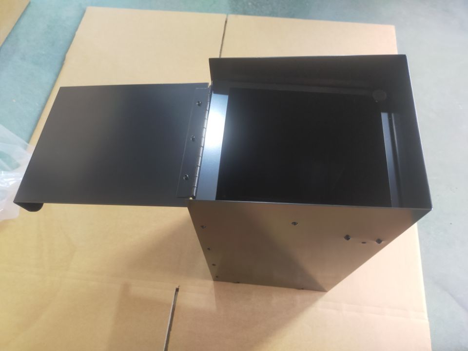 Black or White Surealong Garden Mailbox with Large Opening and Post Included