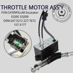 247-5212 227-7672 157-3177 Throttle Motor Ass'y for erpillar E30C E320D Loor