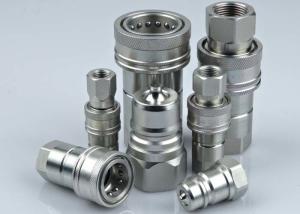 Wholesale Carbon Steel Hydraulic Quick Connect Couplings , LSQ-ISOA Hydraulic Quick Disconnect Fittings from china suppliers