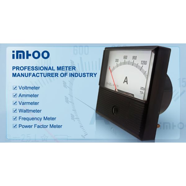 High Range 1500 DC Current Analog Ammeter Panel Meter With Mechanical Pointer