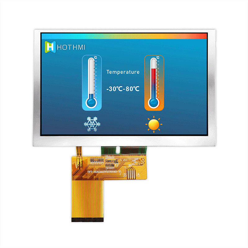 IC 7262 Color TFT Touch Display Screen Multipurpose 5.0 Inch 800x480 Dots TFT-H050A1SVIST6N40