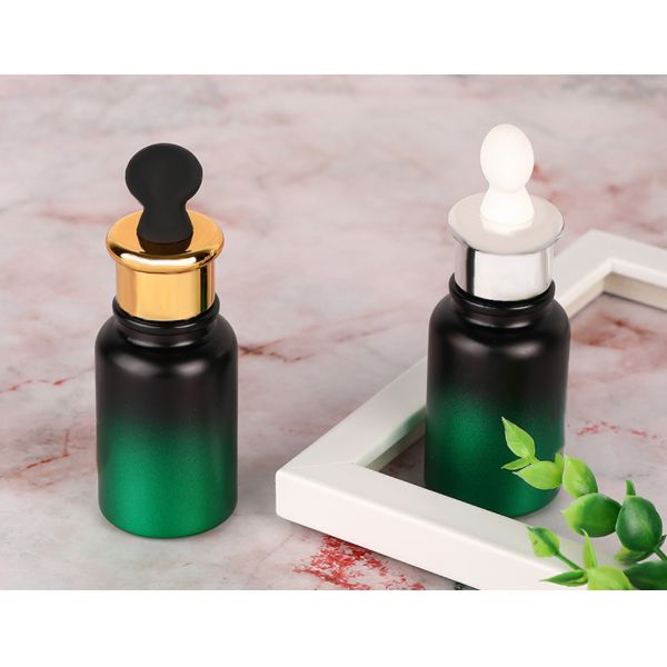 Custom Essential Oil Glass Dropper Bottle 30ml High End Cosmetic Liquid