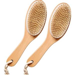 Wholesale Bamboo Bristle Body Wash Tool 25cm Boar Bristle Brush from china suppliers