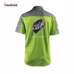 XS-5XL Customized Men's Green Polo Shirt with Logo and Embroidery Top Custom