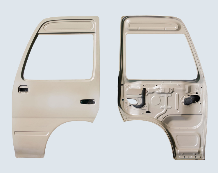 Silver Grey Color Metal RH Sheet Bus Body Parts Toyota Door Parts