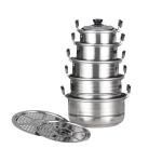 Hot Selling American style Kitchen Cooking Pot Set Stainless Steel Cookware