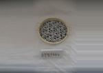 Retro Wooden Bottom Metal Handle MDF Round Food Tray