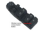 Car BMW Power Window Switch , Left Drive Side Electric Switch Button 61319241955