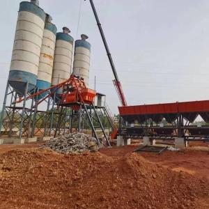 Wholesale OEM HZS35 Central Mix Concrete Batching Plant With Cement Silos from china suppliers
