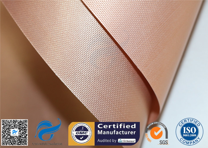 FDA 0.2mm Copper Non Stick Mats For Cooking / BBQ Grill PTFE Oven Pan Liner