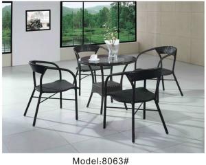 Wholesale 5pcs restaurant dining chairs with table-8063 from china suppliers
