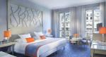 Ethiopia luxury hotel bedroom furniture of wood bed with dresser table and