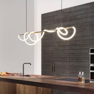 Wholesale Long Nordic Pendant Light Tri Cooler LED Dining Room Chandelier from china suppliers