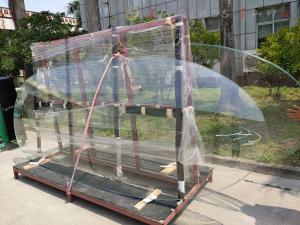 Wholesale Thermal Stable Curved Bespoke 5mm Tempered Glass Panels from china suppliers