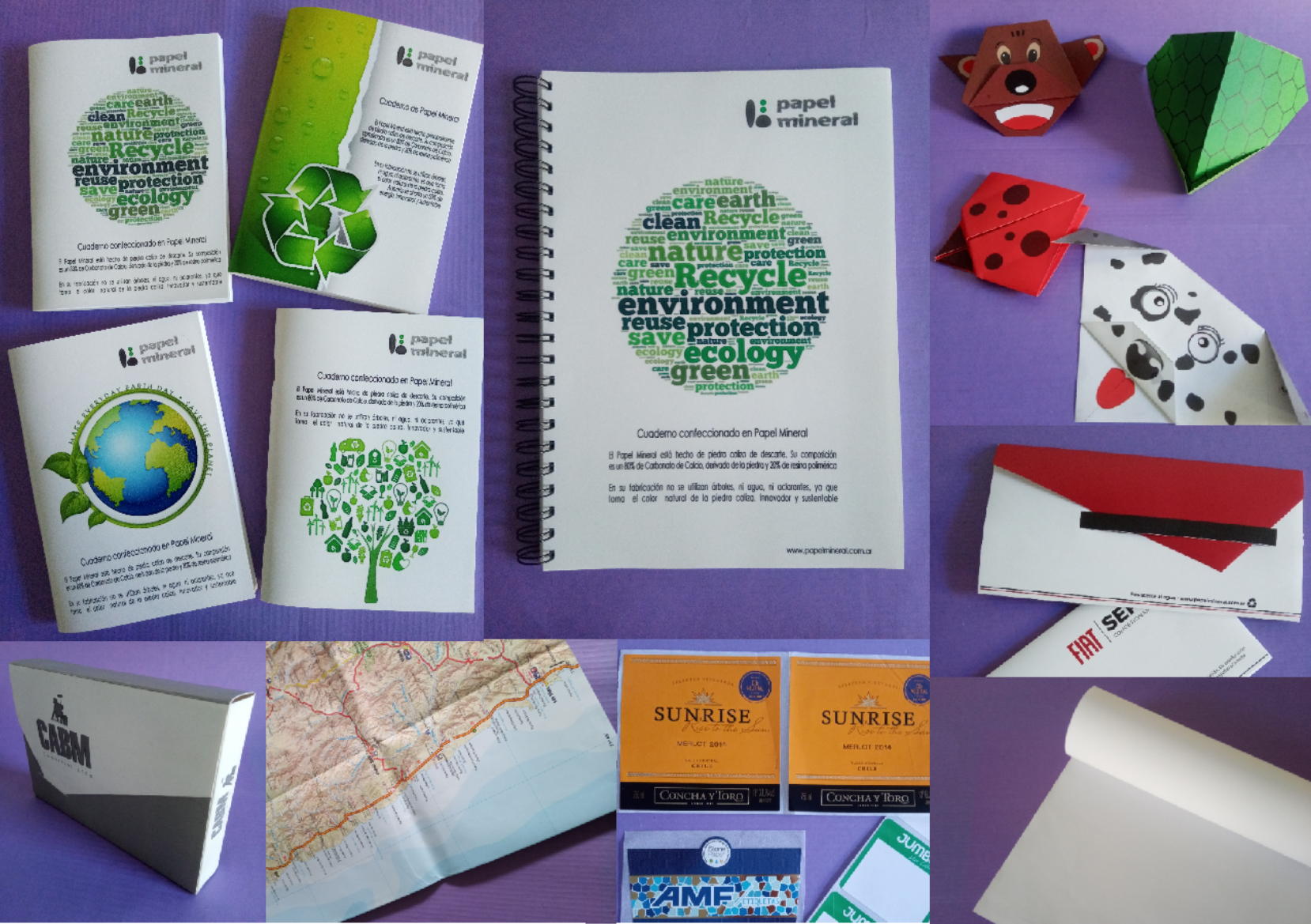 Biodegradable Stone Paper Sheets 168gsm Synthetic Paper For Stationery Map