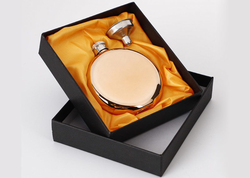 Round Kitchen Household Items 5oz Hip Flask For Women Multi Colored