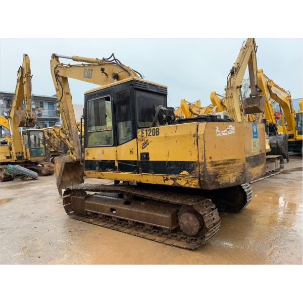 CAT E120B 312B Used Crawler Excavator Semi Auto 6660mm