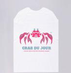 Waterproof Custom Disposable Adult Bib Non Woven Apron For Seafood Crab