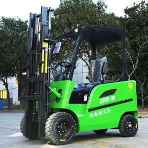 Wholesale 2T Wheel Electric Forklift 4 Wheels Pallet Stacker With Battery Powered Forklift Truck from china suppliers