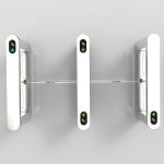 Security Swing Barrier Turnstile Full Height Retractable Flap Barrier