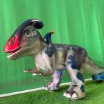 Coin Operated Animatronic Dinosaur Electric Scooter Shopping Mall Ride for Kids