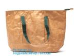 promotional tyvek reusable shopping bag recyclable black durable travel tote bag