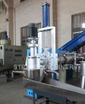 Vertical Water Ring Plastic Pellet Extruder / Plastic Recycling Granulator