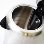 Durable 201/304 Stainless Steel Electric Tea Kettle Wide Opening Lid Design